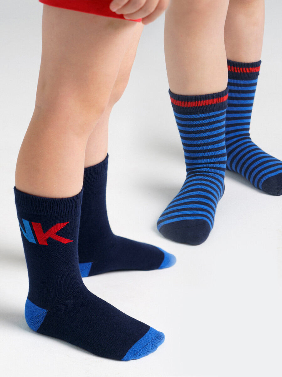 

Носки, Синий;темно-синий;красный