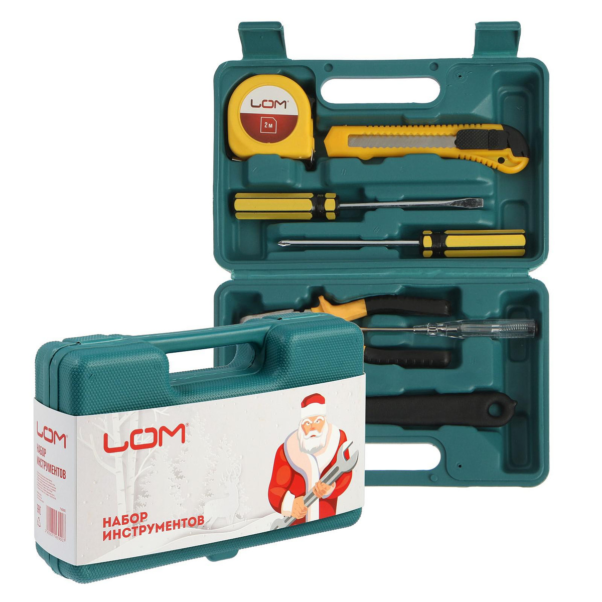 

Набор инструментов в кейсе лом, в подарочной упаковке