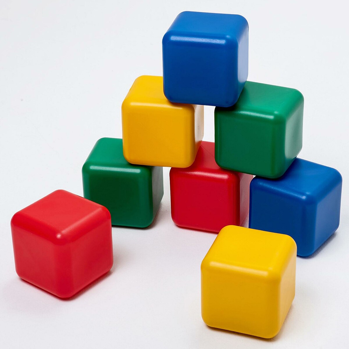 Набор цветных кубиков, 8 штук, 12 х 12 см идеальная жизнь