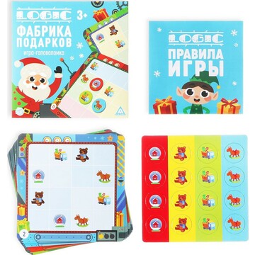 Новогодняя настольная игра-головоломка