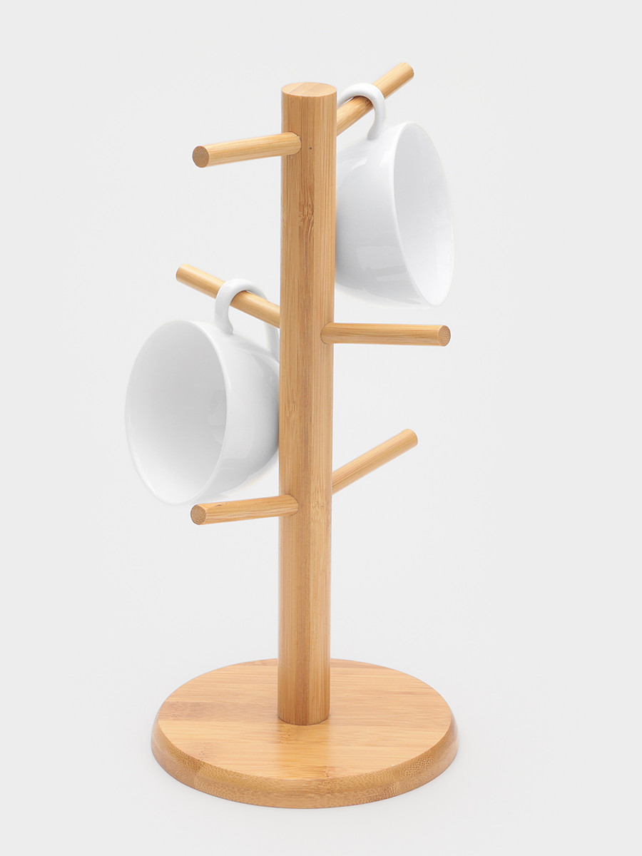 

Держатель для кружек bellatenero bamboo, 14.5×32 см, бамбук, Бежевый