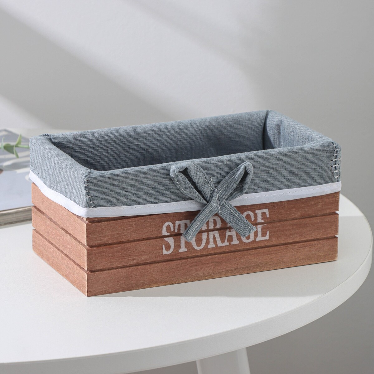 

Корзина для хранения доляна storage, 20×11×9 см, малая, цвет коричневый
