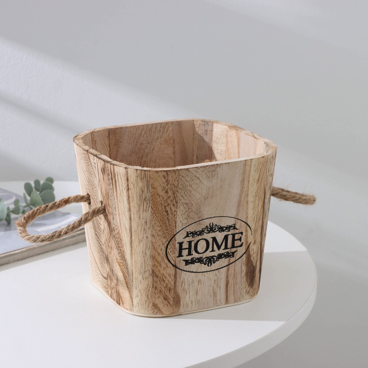 

Короб для хранения доляна home, 17×17×14 см, малый, цвет коричневый, Коричневый;бежевый