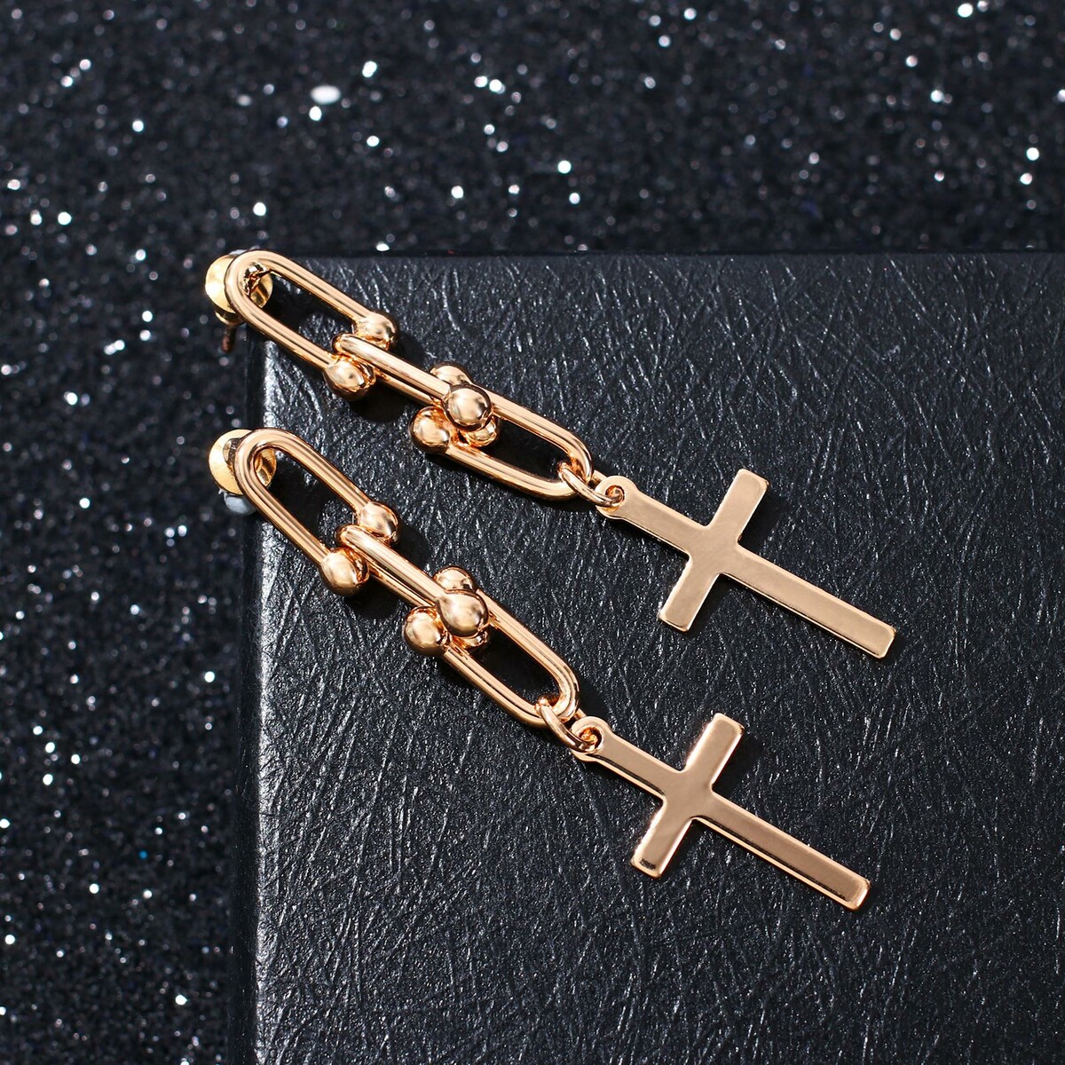 

Серьги металл, Золотистый