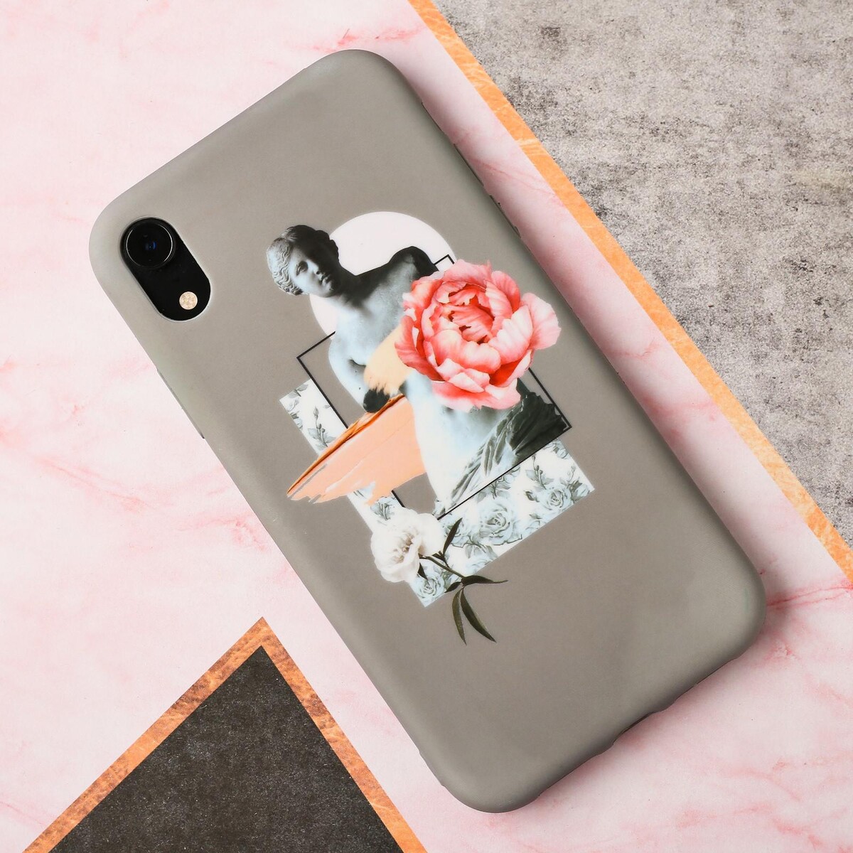

Чехол для телефона iphone xr mood, 15 х 7,5 см, Черный