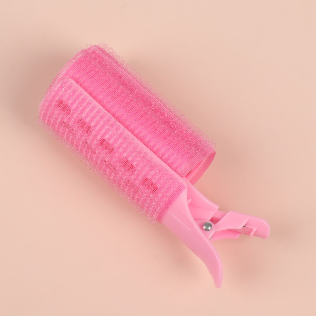 фото Бигуди для челки, с зажимом, d = 3,5 см, 11 см, цвет розовый queen fair