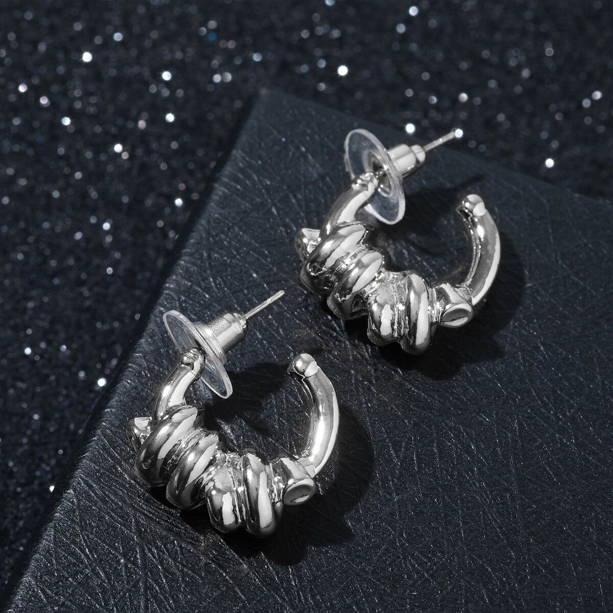 

Серьги, Серебристый