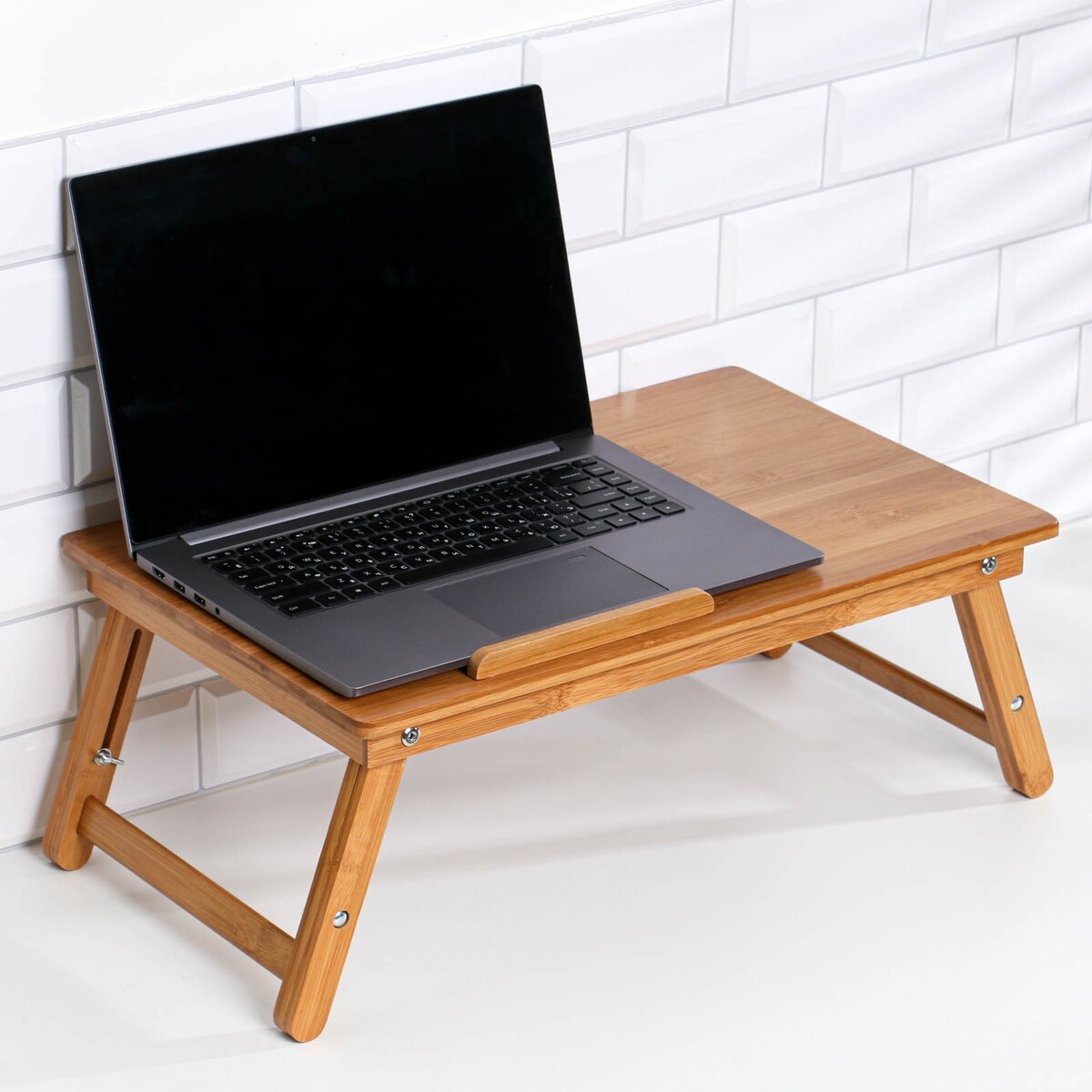 Столик для ноутбука складной, 30х50 см, дерево kett up столик поднос складной eco romantic