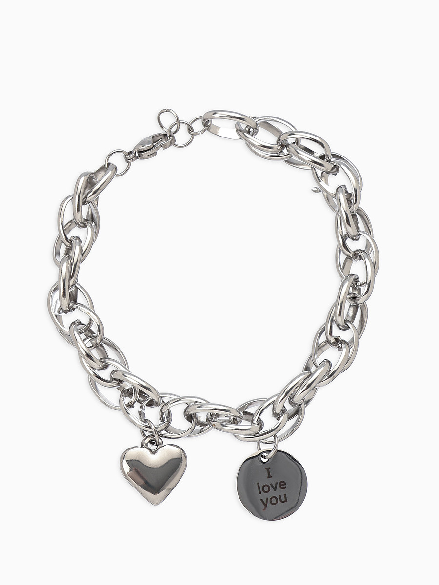 

Браслет металл, Серебристый