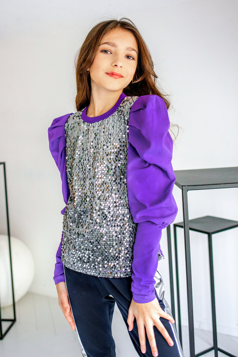 

Лонгслив, Фиолетовый;глубокий фиолетовый