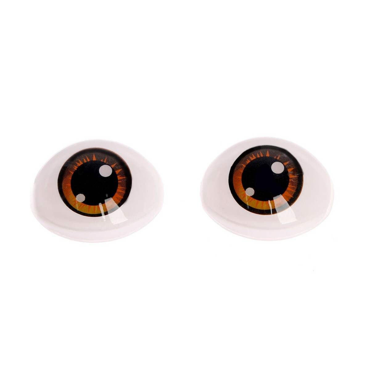 Глаза, набор 10 шт., размер 1 шт: 11,6×15,5 мм, цвет коричневый рюкзак для куклы лев коричневый