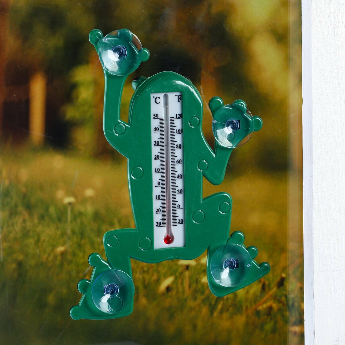 фото Пластиковый термометр оконный добропаровъ