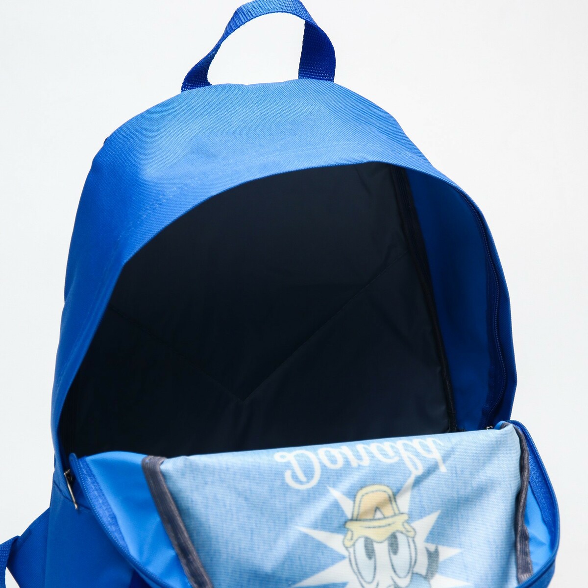 фото Рюкзак молодежный, отд на молнии, н/карман, синий, 42 х 31 х 15 см disney