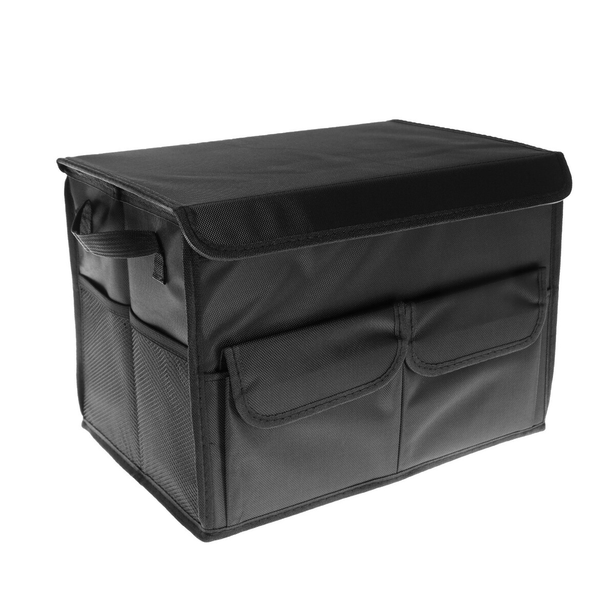 Органайзер в багажник автомобиля, складной, 22 л, 35×25×25 см, оксфорд органайзер на переднее сиденье 50 х 29 см с карманом для планшета оксфорд