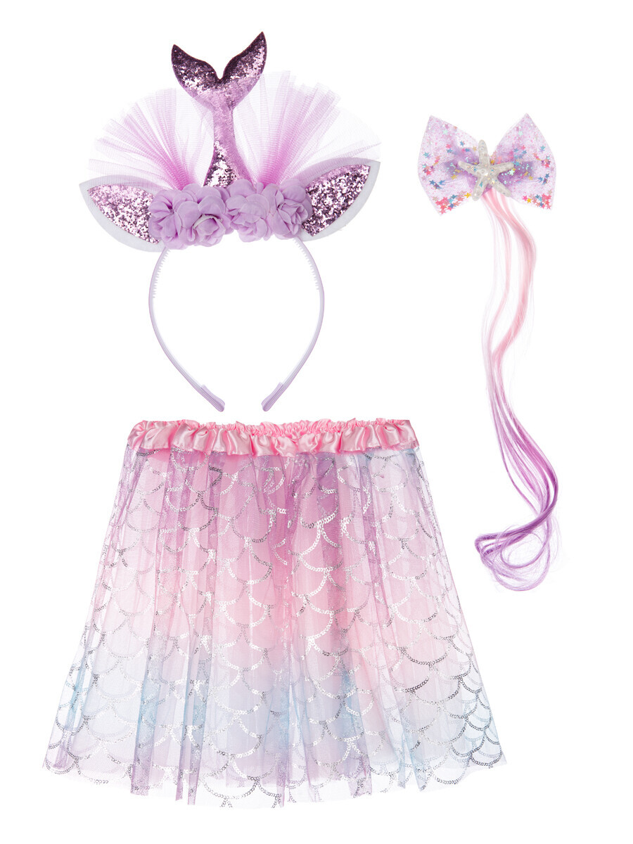 Карнавальный комплект юбка ободок заколка волос карнавальный комплект для девочки