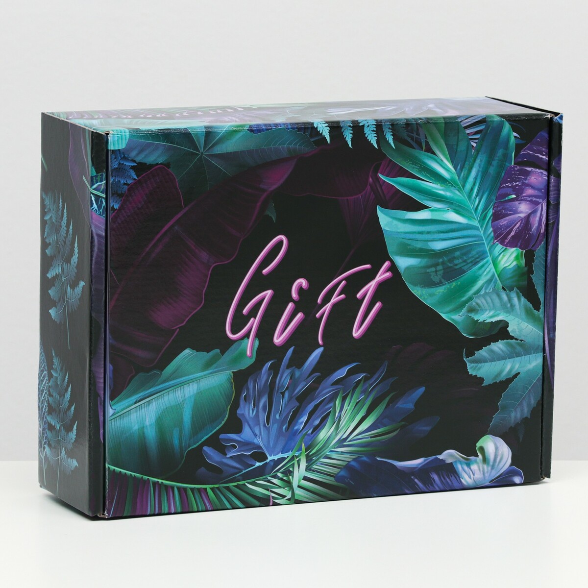 

Подарочная коробка двусторонняя gift 27 х 21 х 9 см, Разноцветный;черный