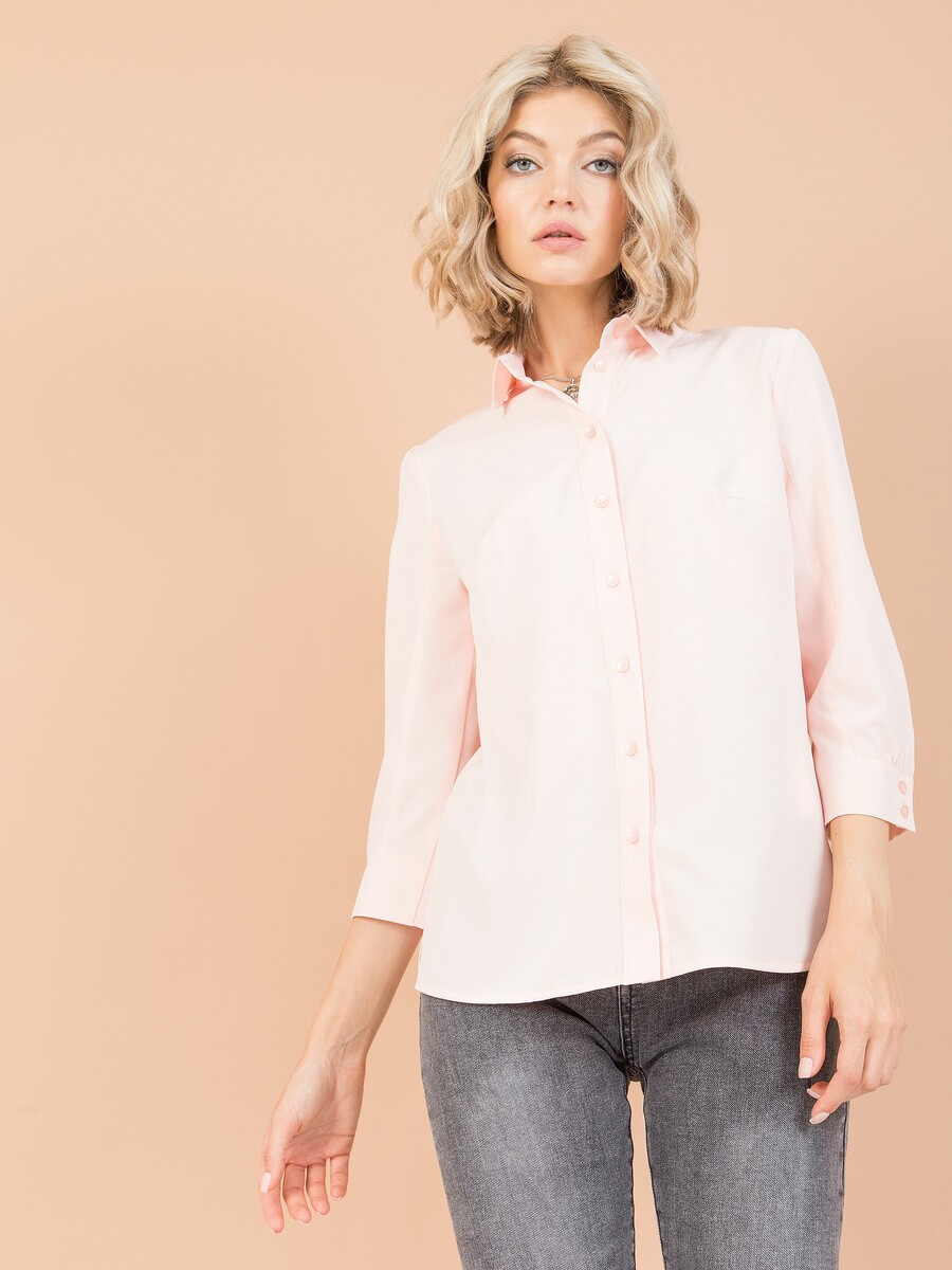 Блуза PRIZ, размер 42, цвет розовый 0939061 - фото 1