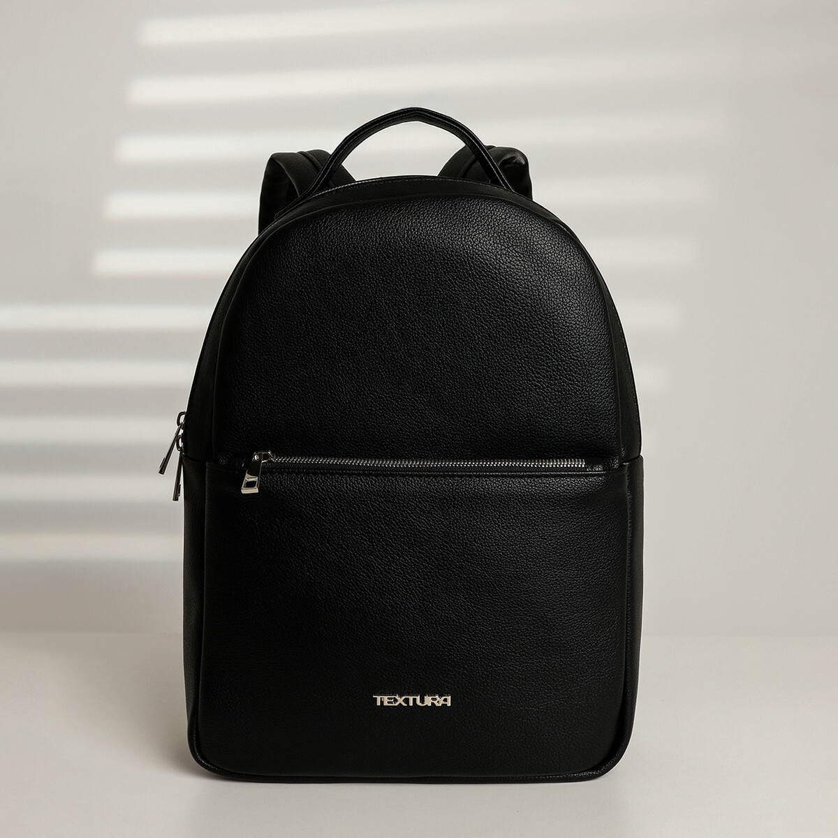Сумка- рюкзак на молнии, textura, цвет черный