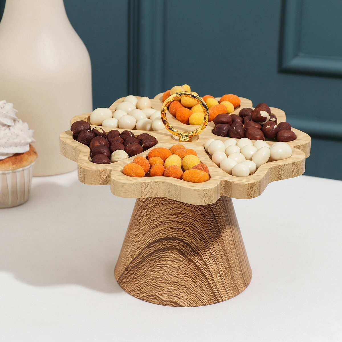 

Менажница на подставке доляна, Бежевый