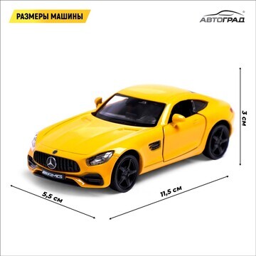 Машина металлическая mercedes-amg gt s, 