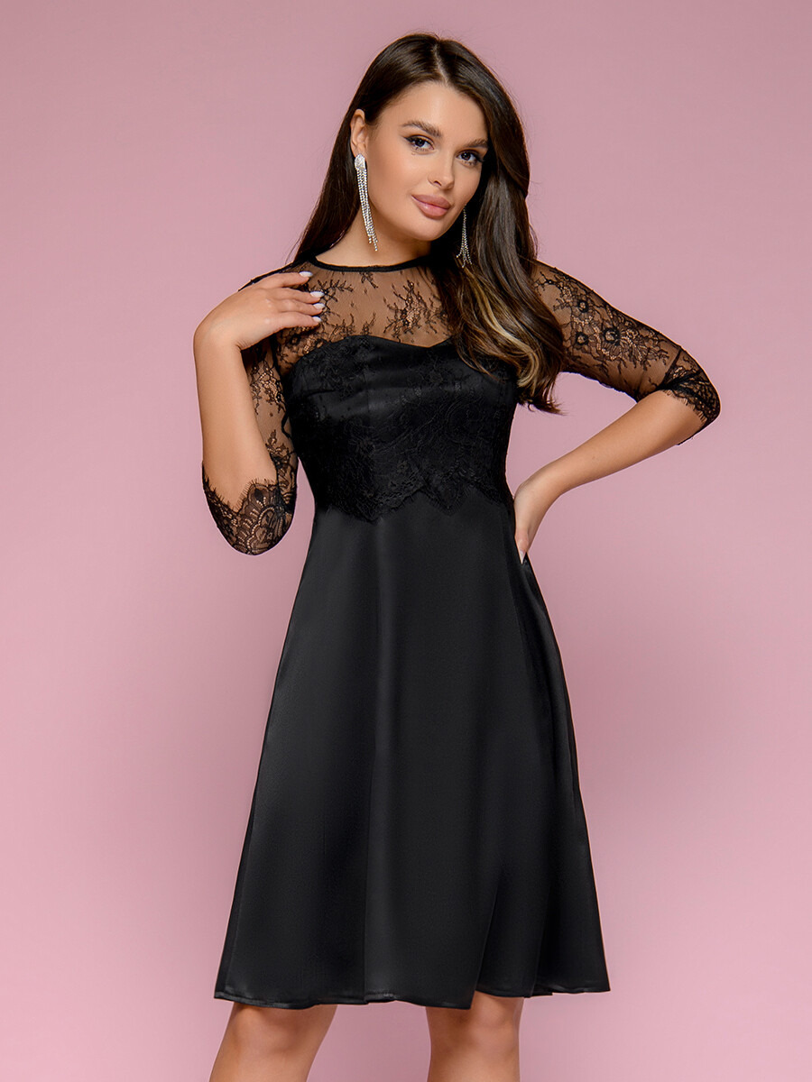 Платье 1001 DRESS, размер 42, цвет черный 0947835 - фото 1