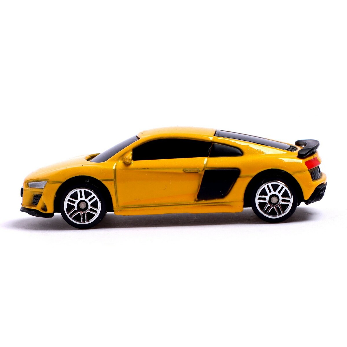 фото Машина металлическая audi r8 coupe, 1:64, цвет желтый автоград