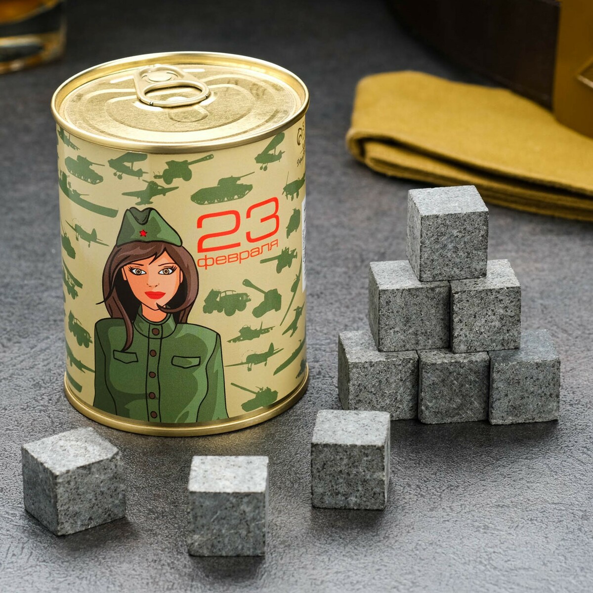 

Набор камней для виски, Серый