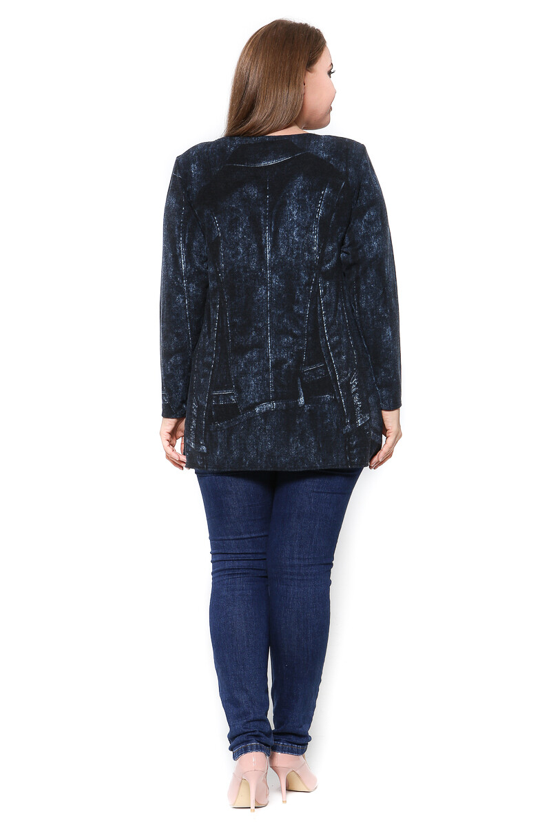 Блуза Грация Стиля, размер 54, цвет джинса 0958773 - фото 3