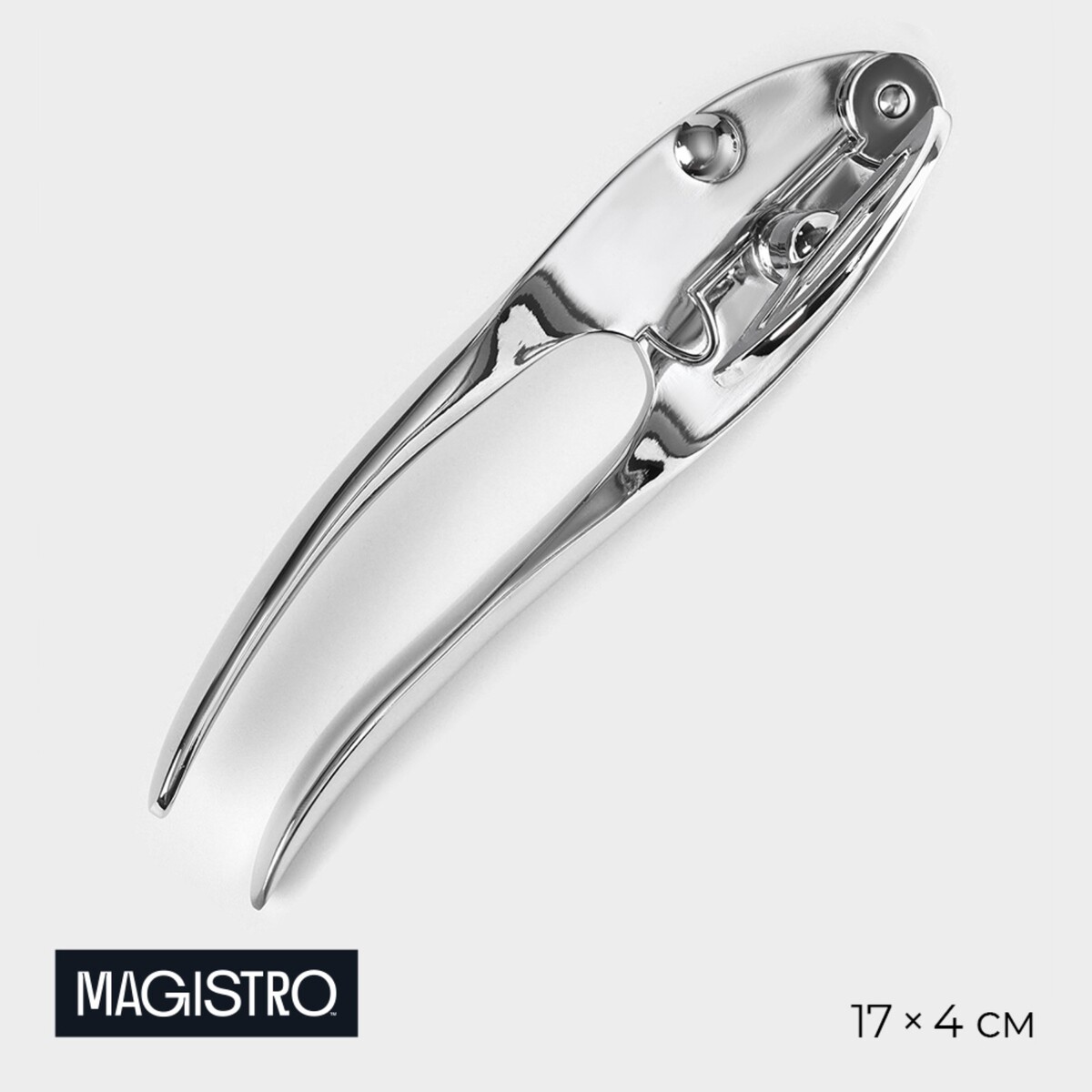 Нож консервный magistro volt, нержавеющая сталь, цвет серебряный открывашка magistro volt нержавеющая сталь хромированный