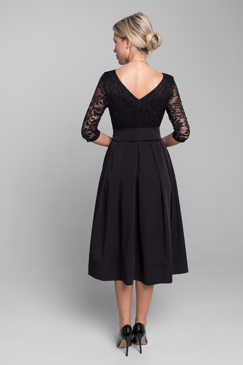 Платье SEZONI, размер 44, цвет черный 0961281 - фото 3