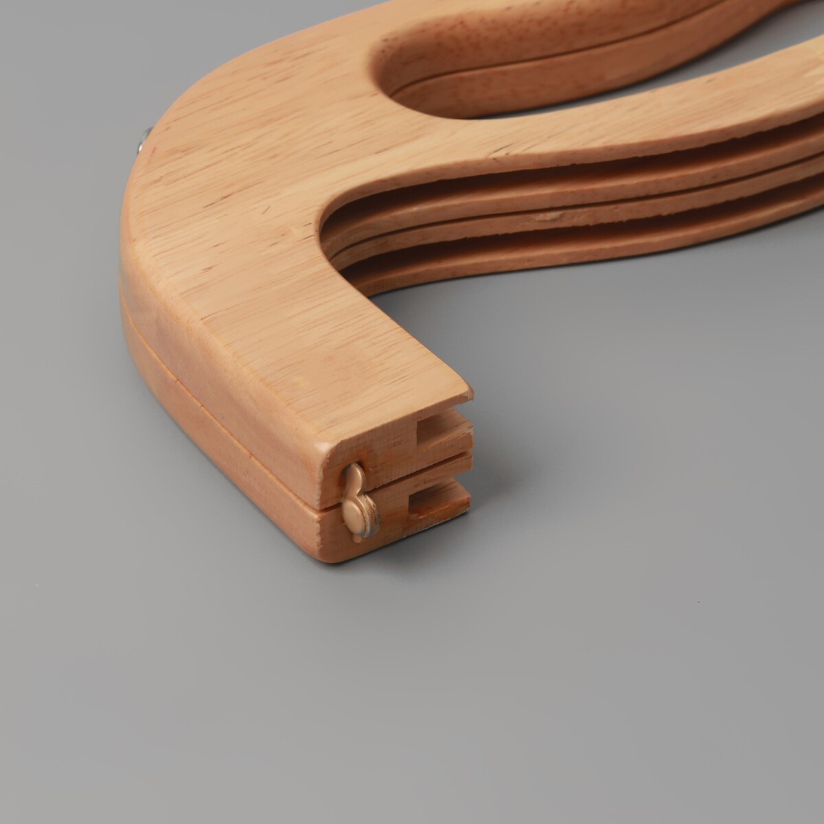 Ручка-фермуар деревянная, на магнитах, с креплением, 27 × 12 × 2,5 см, цвет бежевый 962512 Бежевый, фото 4