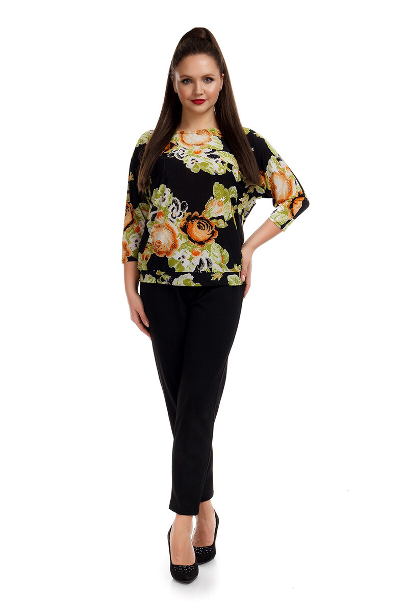 Джемпер Liza Fashion, размер 44, цвет черный 0965052 - фото 1