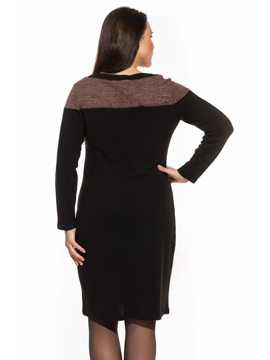 Платье LA Via Estelar, размер 44, цвет коричневый 0965268 - фото 4
