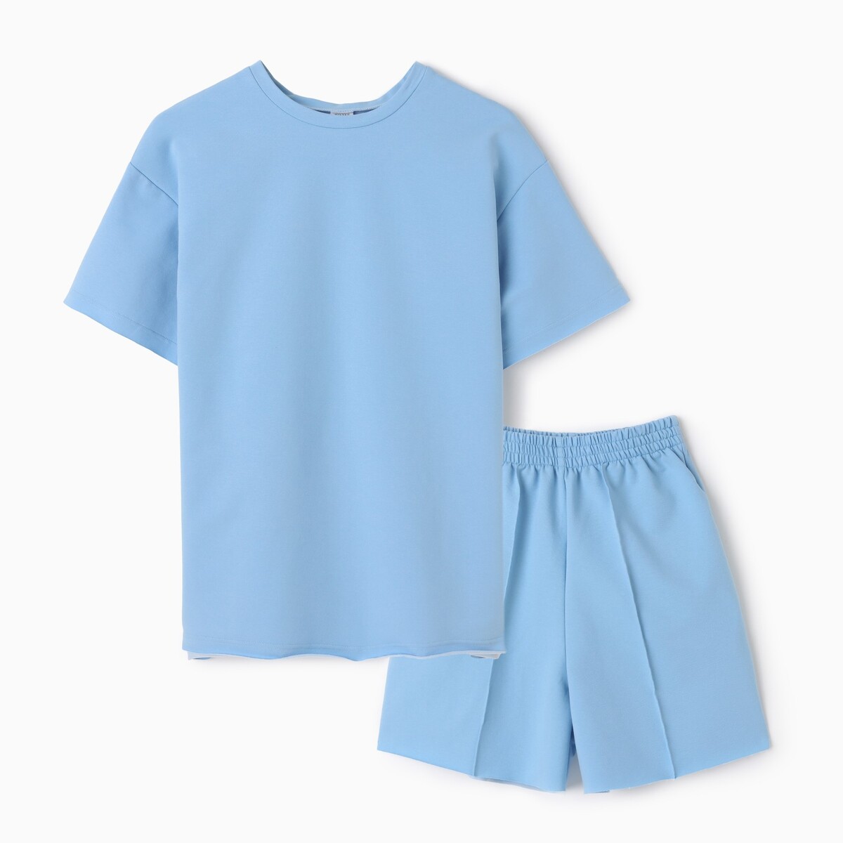 Комплект футболка шорты MINAKU, размер 42, цвет голубой 0965803 - фото 5