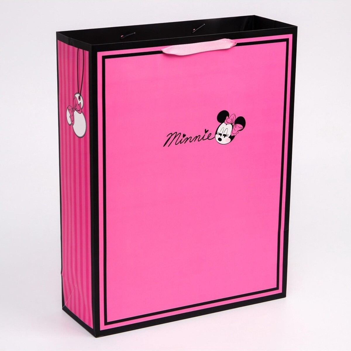 

Пакет подарочный, 31×40×11.5 см, упаковка, минни маус, Розовый