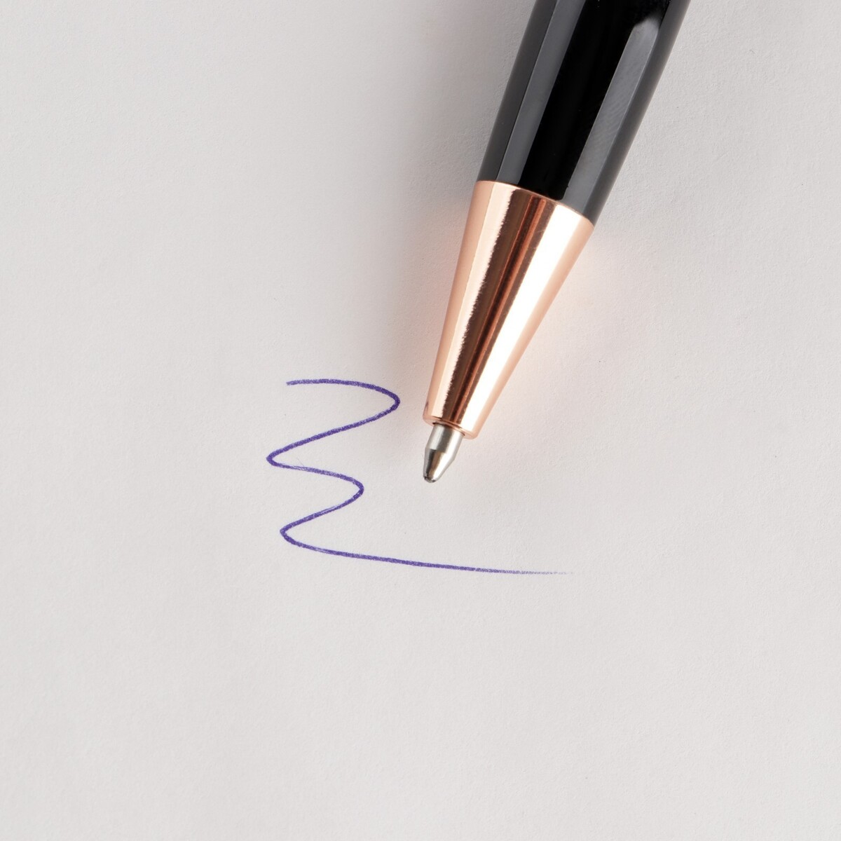фото Ручка рифленая цвет черный с золотом,металл, 0,1 мм artfox