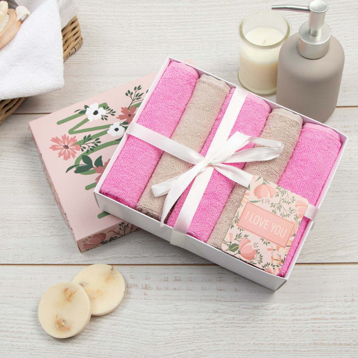 Набор махровых полотенец комплект полотенец sofi de marko dino 2 шт розовый