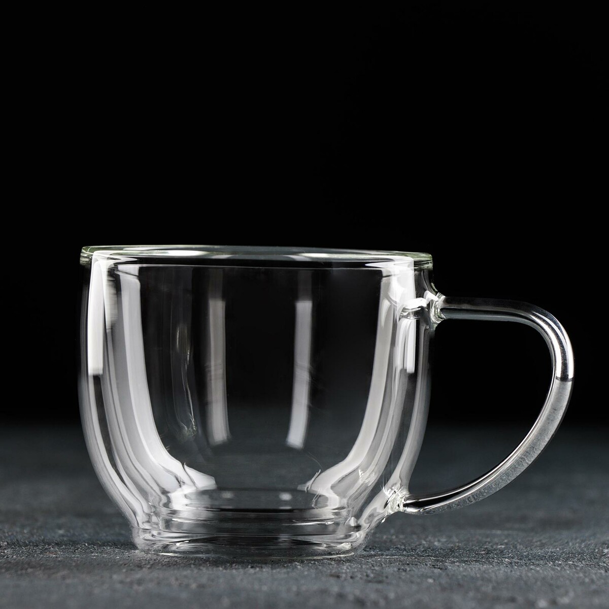 

Кружка с двойными стенками magistro, Прозрачный