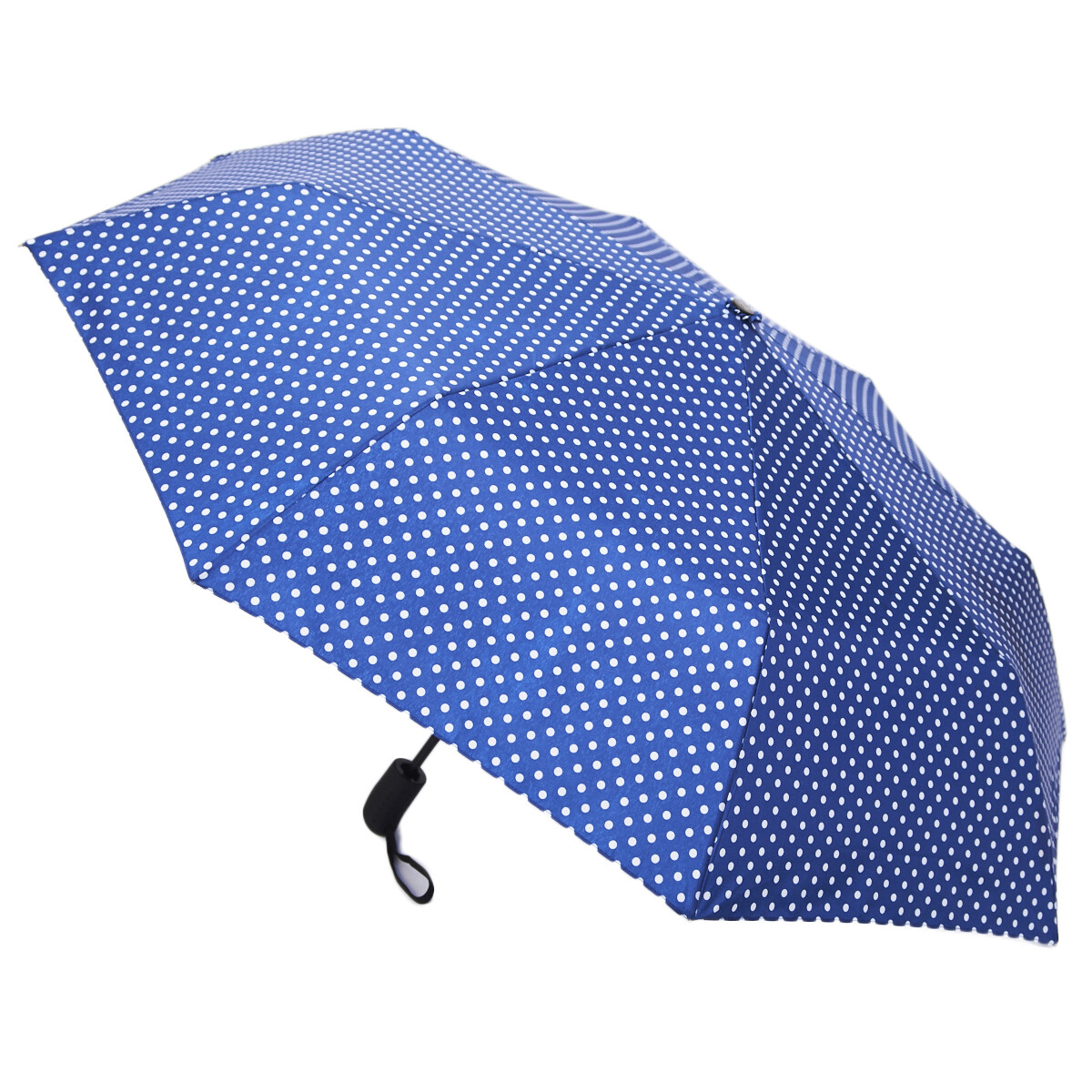 Зонт зонт детский amoru механический чехол игрушка заяц синий в белый горох 90 см