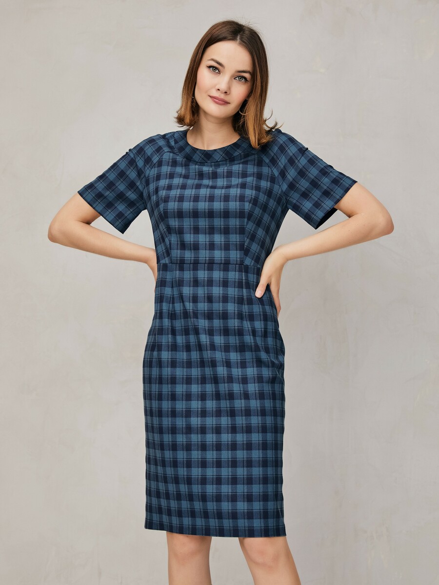 Платье Akimbo, размер 50, цвет синий 0969487 - фото 1