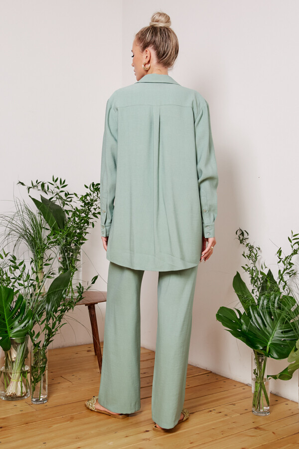 Рубашка брюки Eliseeva Olesya, размер 46, цвет зеленый 0969655 - фото 2
