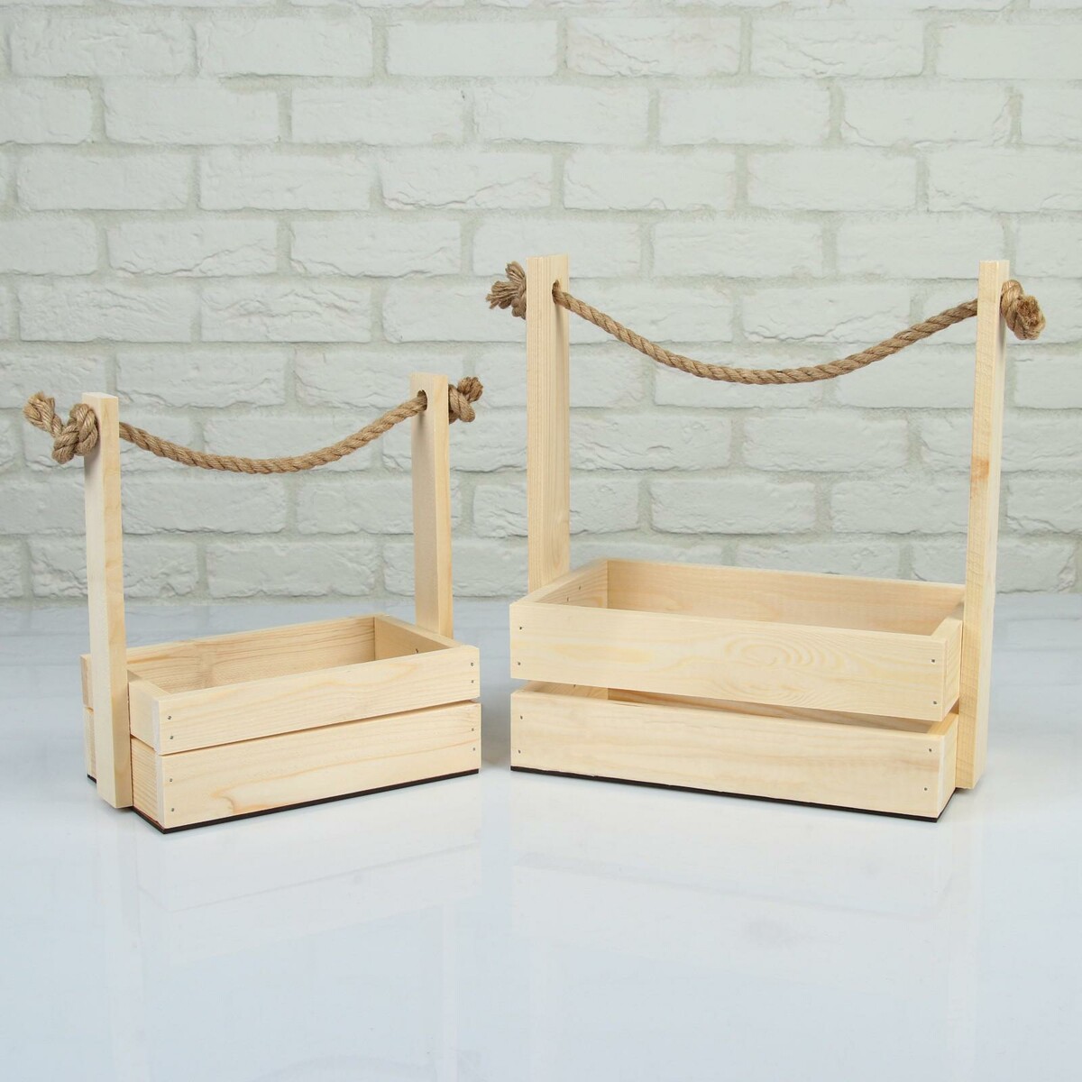 Набор кашпо деревянных 2 в 1 (25×15×30; 21×12×23 см) гимнастическая скамейка на деревянных ножках 2 5 х 0 23 м