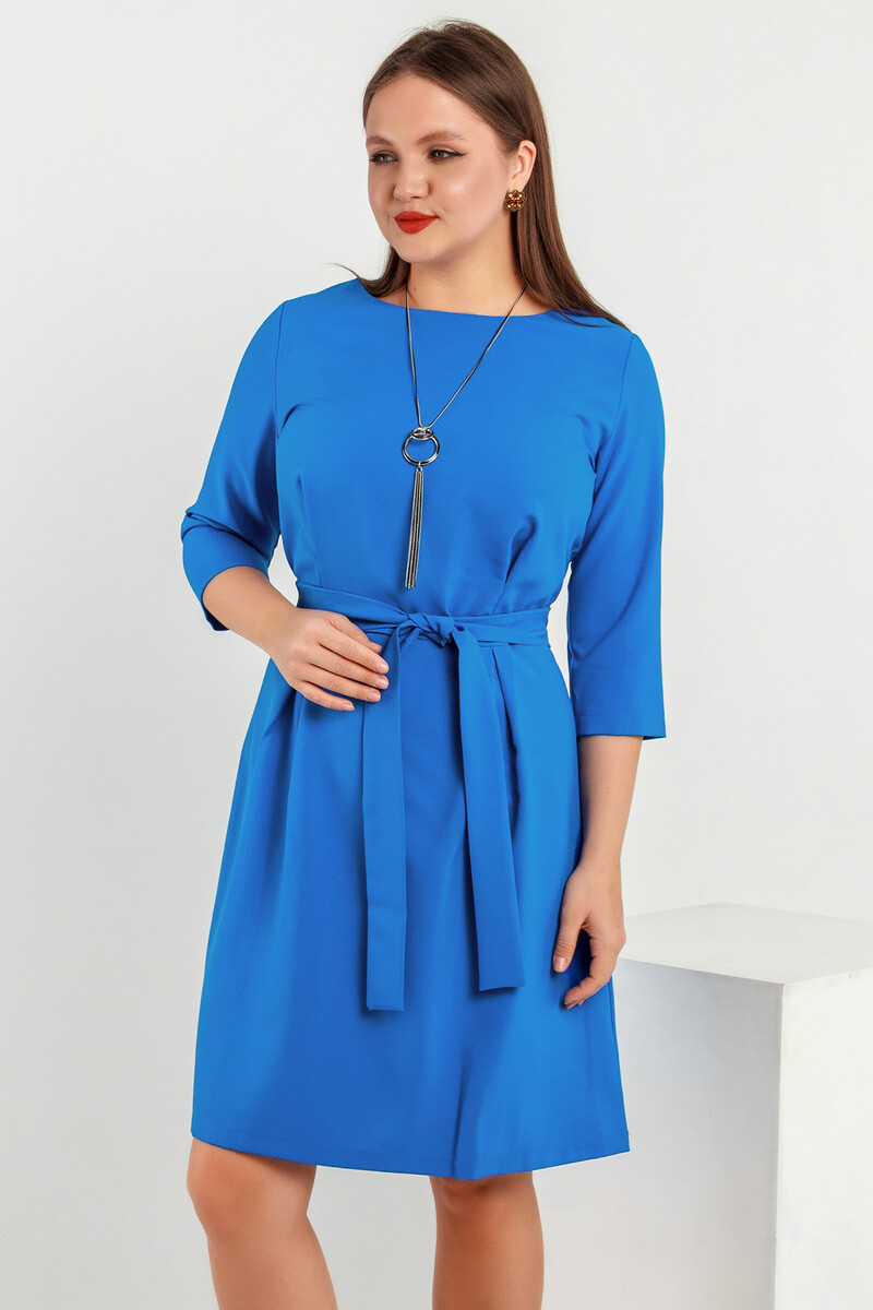 Платье Liza Fashion, размер 44, цвет голубой 0970515 - фото 1