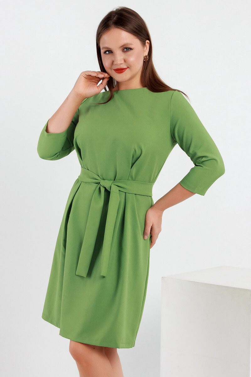 Платье Liza Fashion, размер 44, цвет зеленый 0970836 - фото 1