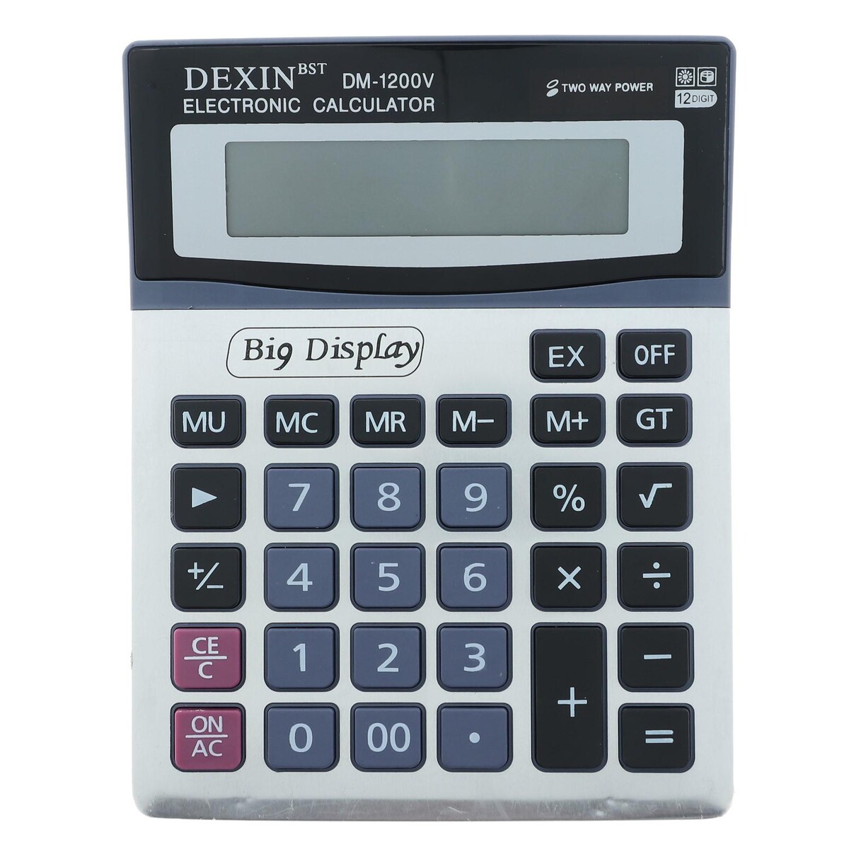 Калькулятор настольный, 12 - разрядный, dm-1200v клавиатура a4tech bloody b828n серый