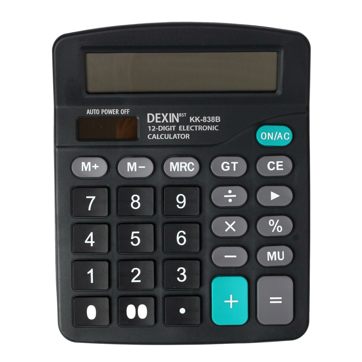Калькулятор настольный, 12 - разрядный kk-838b, 145 х 183 х 43 мм калькулятор карманный с чехлом 8 разрядный kc 888 работает от батарейки таблетка ag 10