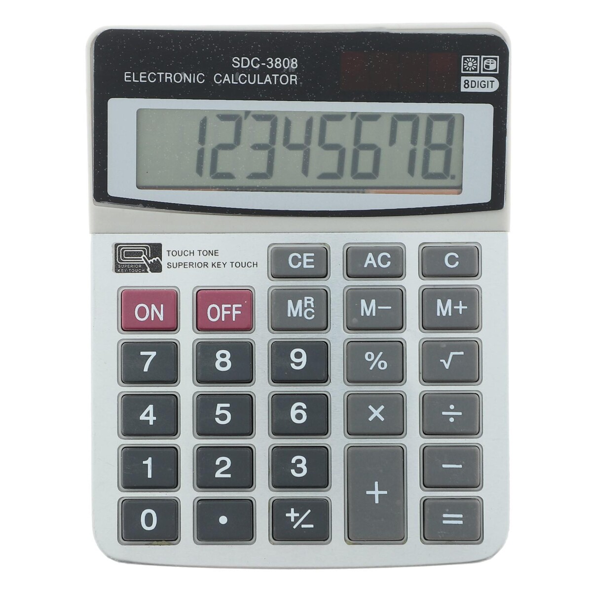 Калькулятор настольный, 8 - разрядный, sdc - 3808 клавиатура rapoo e9700m белый