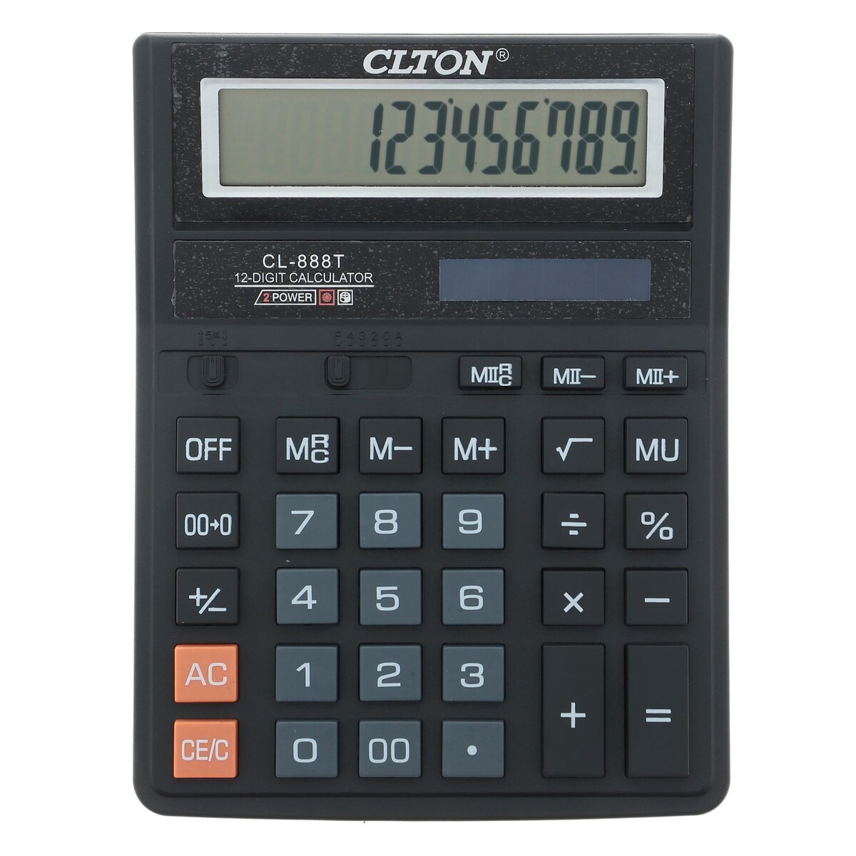 Калькулятор настольный, 12 - разрядный, cl - 888t калькулятор настольный 12 разрядный cl 888t
