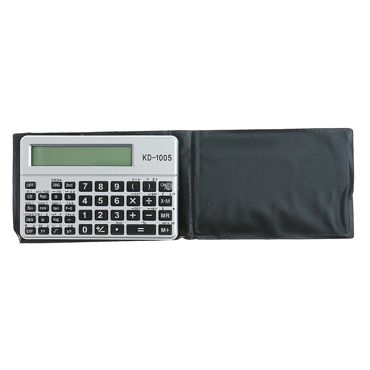 Калькулятор инженерный с чехлом 10 - разрядный, kd - 1005 калькулятор карманный 8 разрядный kk 328 с мелодией