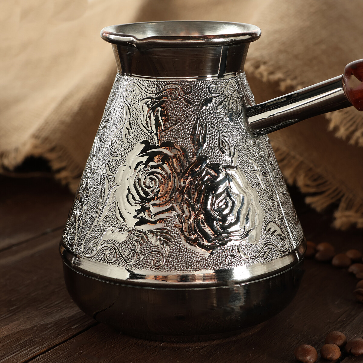 Турка для кофе медная турка керамическая 500 мл мир кофе восточная мозаика